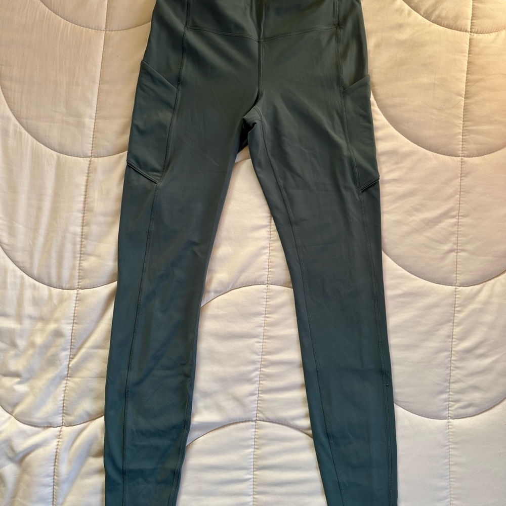 Aqua Green Lululemon Tights
